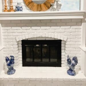 Blue China Roosters